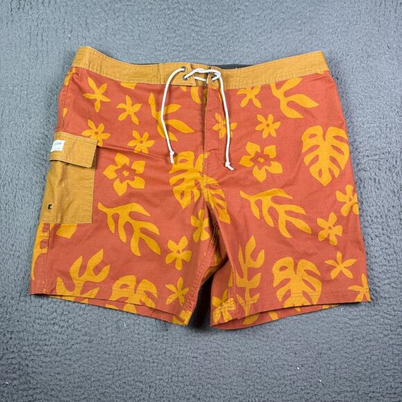 Kanvas By Katin Board Shorts Mens 36 Floral Heritage Collection Kehi Swim Trunks - Picture 1 of 11